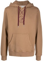 Golden Goose logo-print cotton hoodie