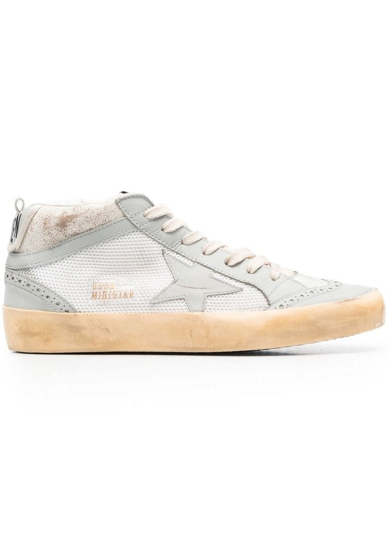 Golden Goose Mid Star lace-up sneakers