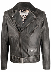 Golden Goose leather biker jacket