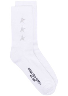 Golden Goose ribbed star-print socks
