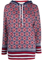 Golden Goose star-detail knitted hoodie