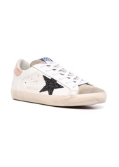 Golden Goose star-patch lace-up sneakers