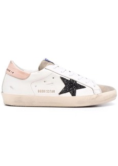 Golden Goose star-patch lace-up sneakers