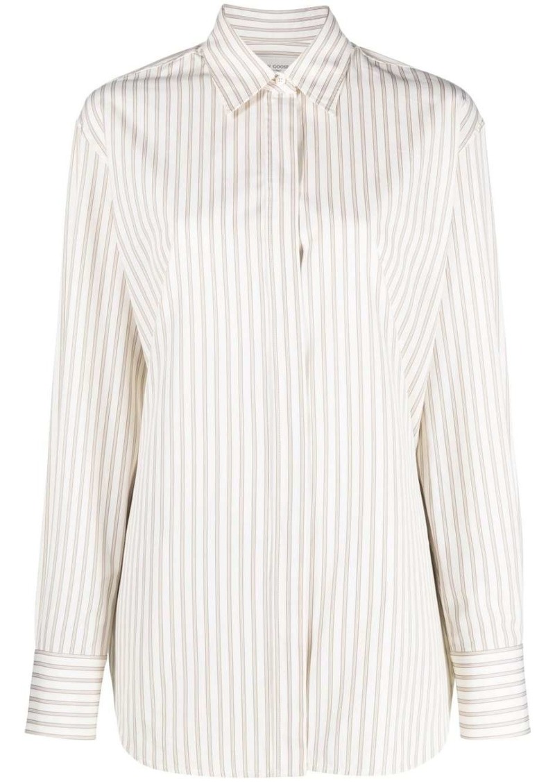 Golden Goose striped long-sleeve shirt