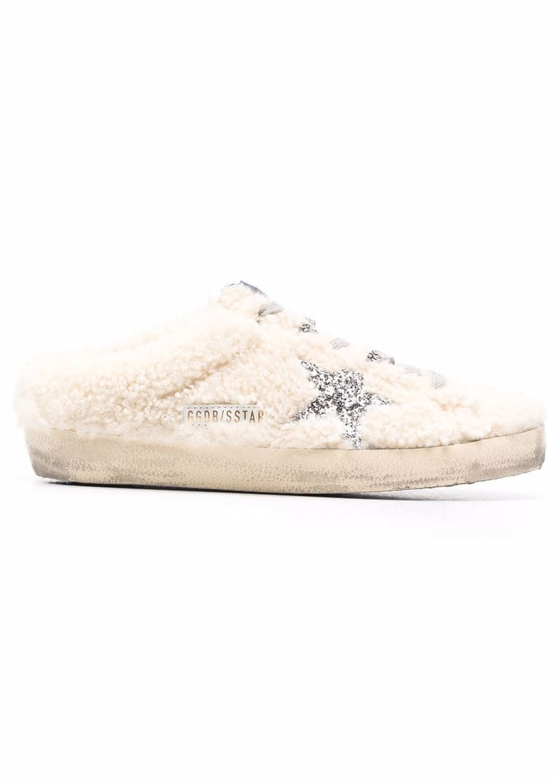 Golden Goose Super-Star Sabot shearling sneakers