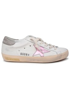 Golden Goose SUPERSTAR SNEAKERS IN WHITE LEATHER