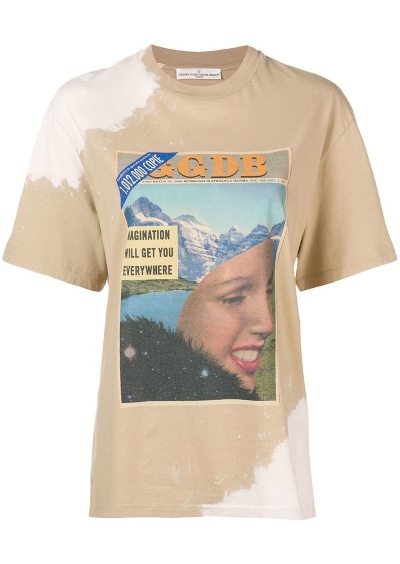 Golden Goose tie dye graphic T-shirt