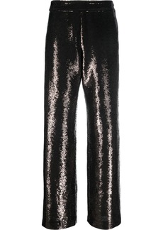 Golden Goose wide-leg sequin-embellished trousers