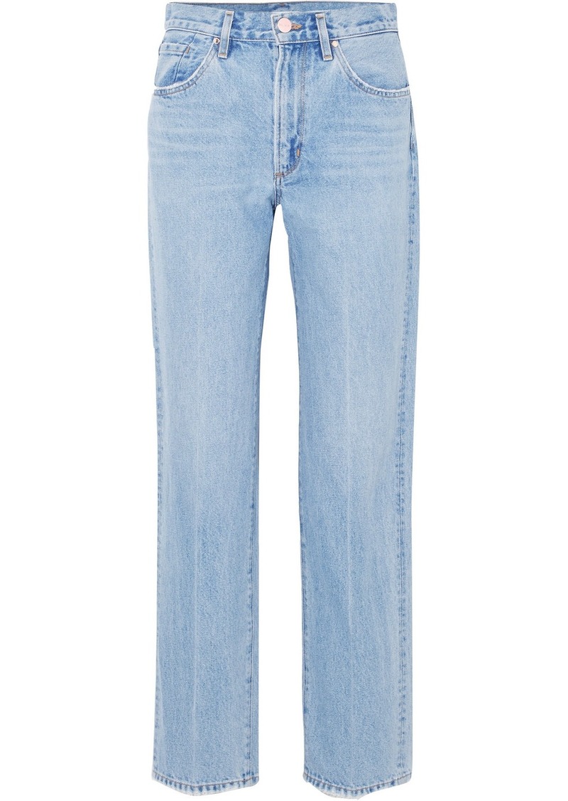 Goldsign The Classic Fit High-rise Straight-leg Jeans | Denim