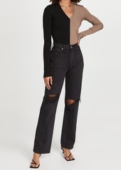 GOLDSIGN The Rib Deep V Bodysuit