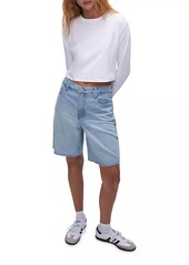 Good American Denim Bermuda Shorts