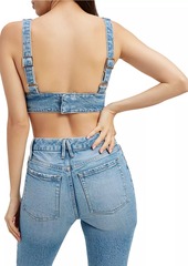 Good American Denim Bra Top