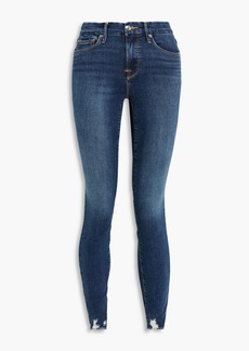 Good American - Good Legs faded high-rise skinny jeans - Blue - 25