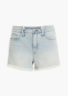 Good American - Good Vintage distressed denim shorts - Blue - 24