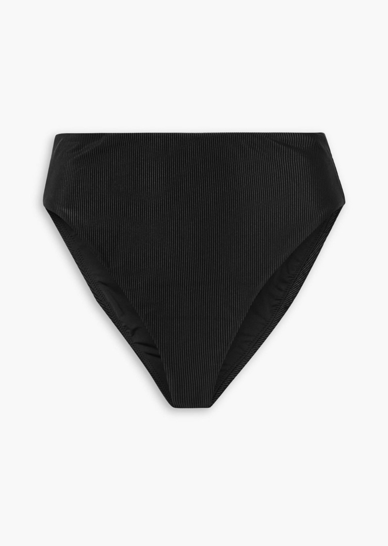 Good American - Good Waist ribbed bikini briefs - Black - 1