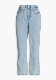 Good American - High-rise straight-leg jeans - Blue - 25
