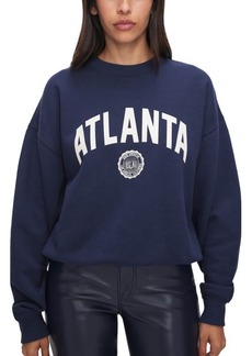 Good American Atlanta Brushed Fleece Graphic Sweatshirt