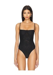 Good American Corset Mesh Bodysuit