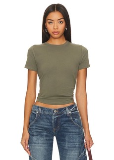 Good American Cropped Baby Tee