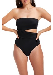 Good American Cutout One-Piece Swimsuit
