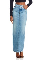 Good American Denim Tube Maxi Skirt