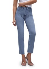 Good American Good Legs Straight Split Pocket Jeans