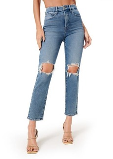 Good American Good Vintage Flare Jeans in Blue800 at Nordstrom