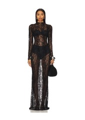 Good American Lace Maxi Dress