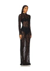 Good American Lace Maxi Dress