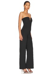 Good American Strapless V Scuba Jumpsuit