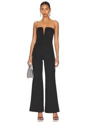 Good American Strapless V Scuba Jumpsuit