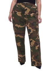 Good American Uniform Camouflage Cargo Pants