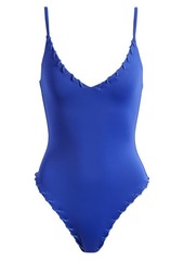 Good American Whip Stitch One-Piece Swimsuit