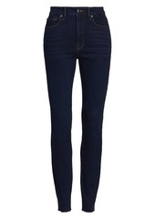 Good American Good High-Rise Distressed Stretch Sculpting Skinny Jeans