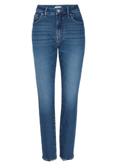 Good American Good Legs High-Rise Distressed Stretch Skinny Jeans