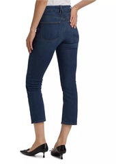 Good American Good Legs Flared Crop Jeans