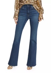 Good American Good Legs High-Rise Stretch Flared Jeans