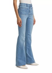 Good American Good Legs Stretch Flare Jeans