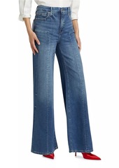 Good American Good Waist Palazzo Jeans