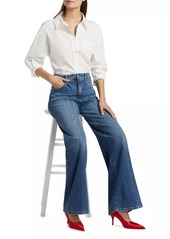 Good American Good Waist Palazzo Jeans