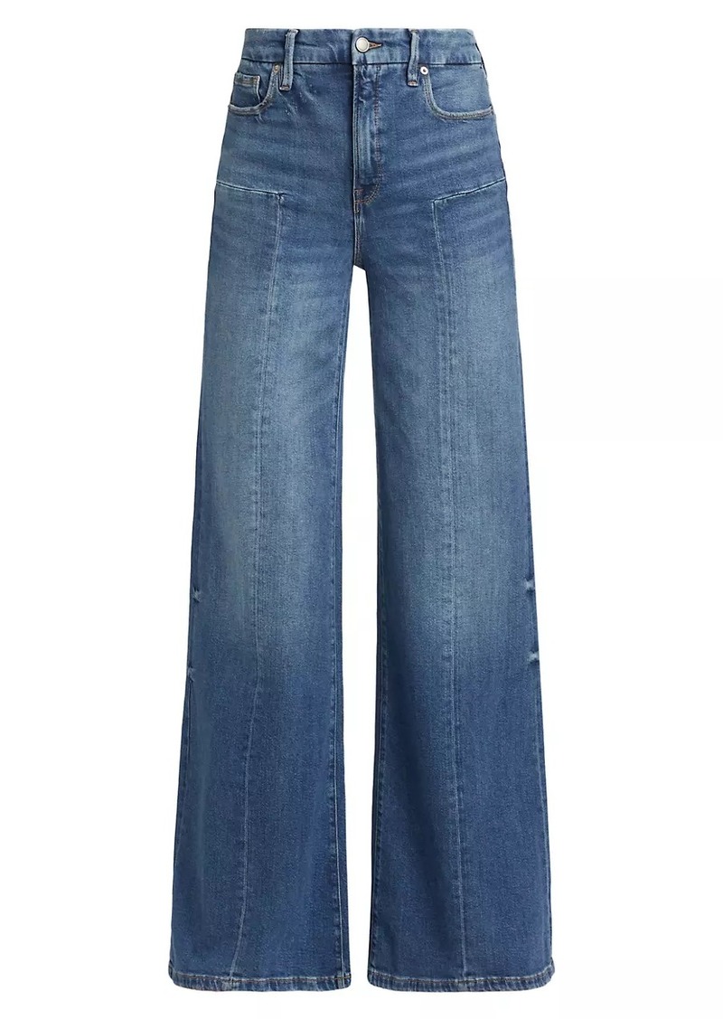 Good American Good Waist Palazzo Jeans