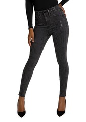 Good American Good Waist Snake Foil Skinny Jeans - Inclusive Sizing