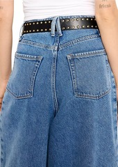 Good American Paneled Wide-Leg Jeans