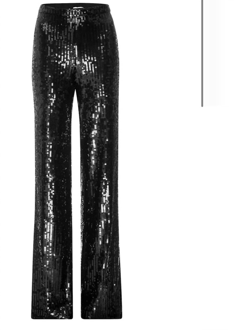 Good American Sequin Wide Leg Pants In Black