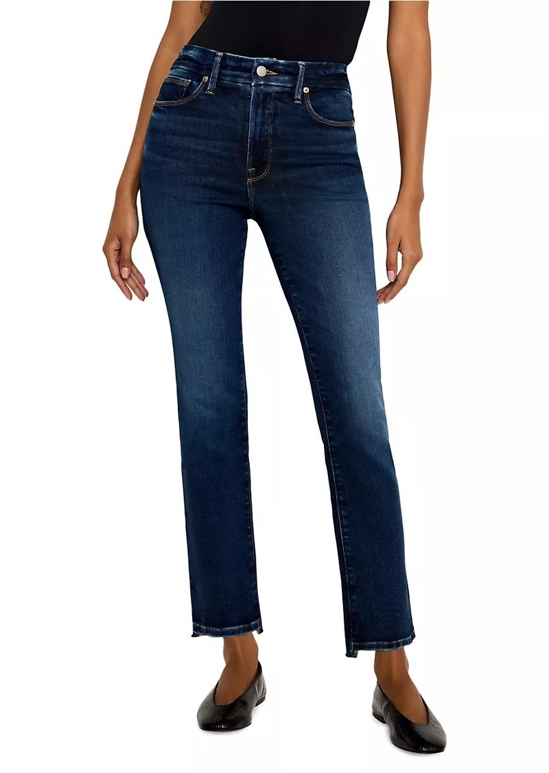 Good American Soft Tech Good Classic High-Rise Skinny Jeans