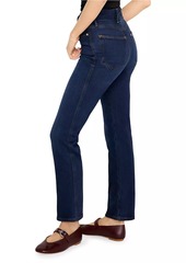 Good American Soft Tech Good Curve Straight Jeans