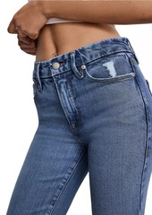 Good American Soft Tech Good Legs Flare Jeans