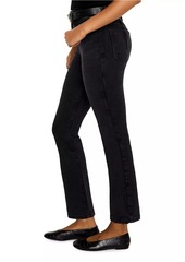 Good American Soft Tech Good Legs High-Rise Straight-Leg Jeans