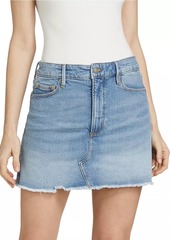Good American Uniform Denim Miniskirt