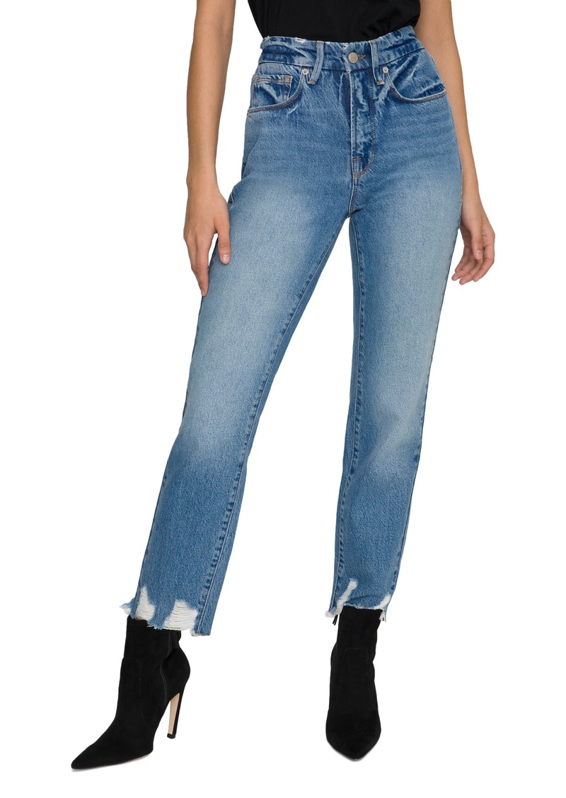 good american vintage straight leg jeans